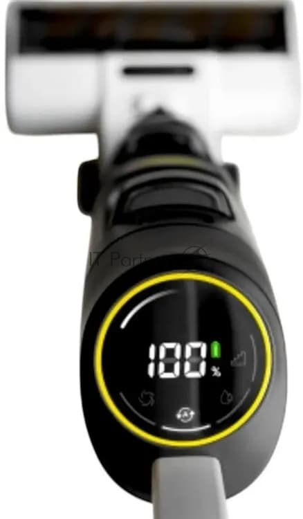Пылесос вертикальный моющий Karcher FCV 4 Dry белый/черный, питание от аккумулятора, 180 Вт, уборка влажная/сухая, пылесборник 0.45 л