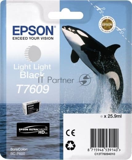 Картридж светло-серый Epson SureColor SC-P600 (Original)