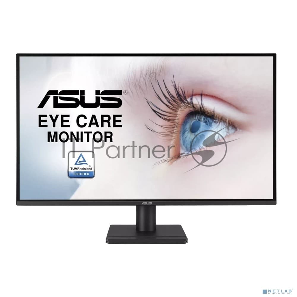 Монитор 27" ASUS VA27AQ IPS 2560x1440, 75 Гц, 1 мс, 16:9, 350 кд/м², VGA, HDMI, DP, динамики (2x2 Вт), HDR10, черный