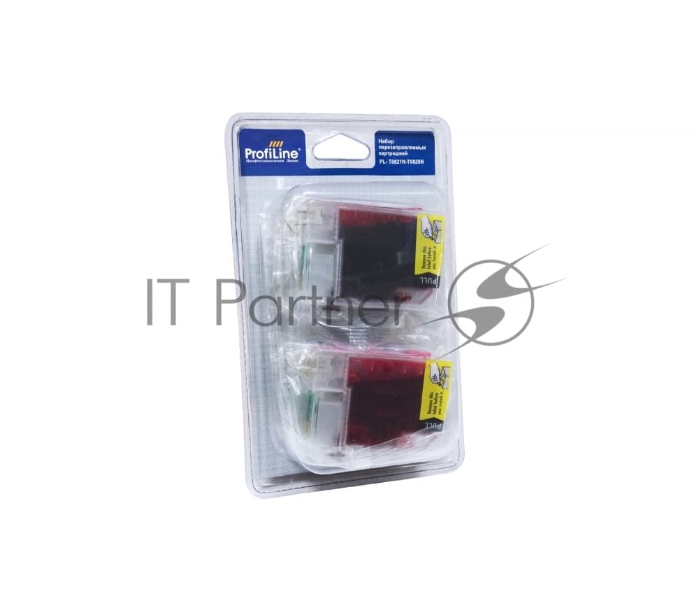 Перезаправляемые картриджи T0481-T0486 для Epson StylusPhoto R200/R300/R300M/R320/R340/RX500/RX600/RX620 водн заправленные 6*16 мл с чипом ProfiLine