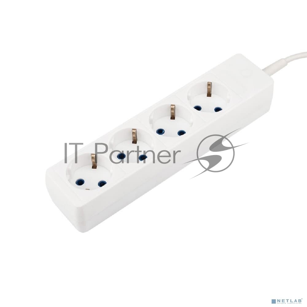Удлинитель PROconnect 4 гнезда, 5 м, 3х0.75 мм², с/з, белый