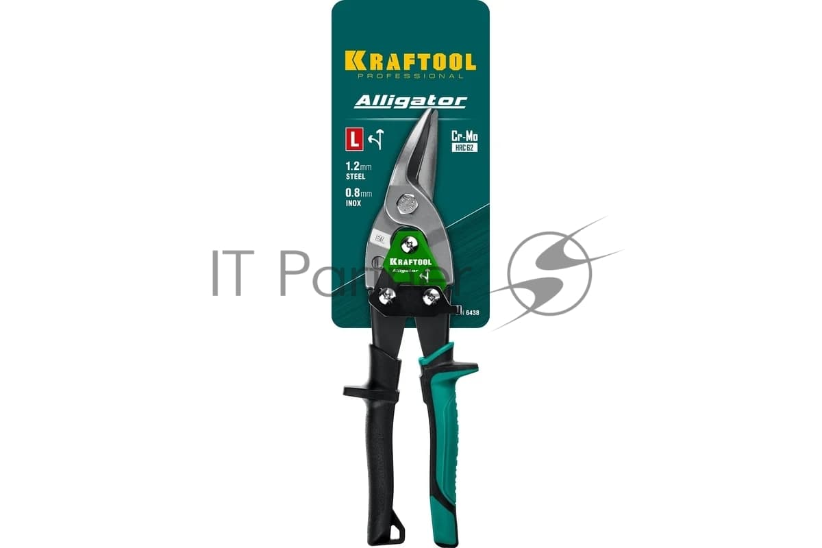 Ножницы по металлу KRAFTOOL 2328-L Alligator левые, Cr-Mo, 260 мм