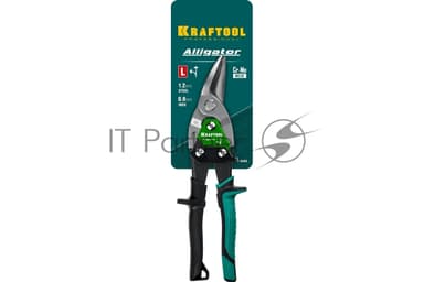 Ножницы по металлу KRAFTOOL 2328-L Alligator левые, Cr-Mo, 260 мм