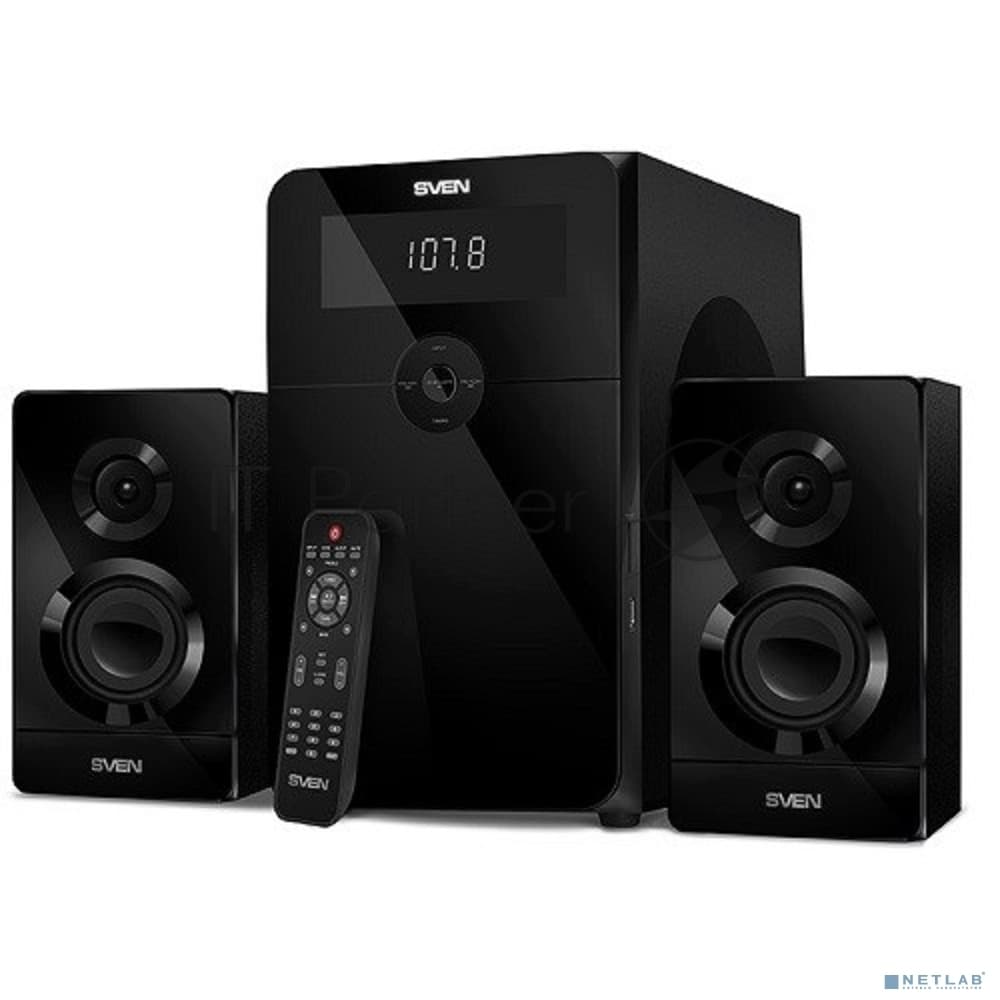 Акустическая система SVEN AC MS-2250, черный (80Вт, FM-тюнер, USB/SD, дисплей, ПДУ, Bluetooth)