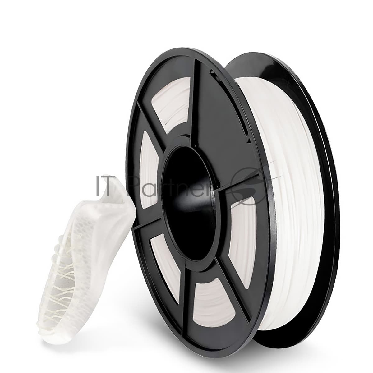 -/ Филамент NVPRINT TPU White для 3D печати диаметр 1.75мм длина 165 метров масса 0,5 кг