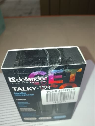 (Поврежденная упаковка) Петличный микрофон DEFENDER Talky-139