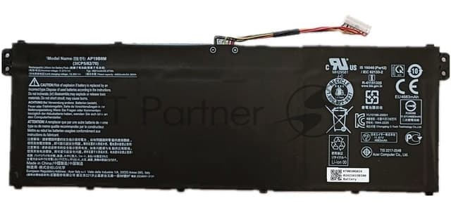 Аккумуляторная батарея для ноутбука Acer TMP614-52 (AP19B8M) 11.61V 55.97Wh