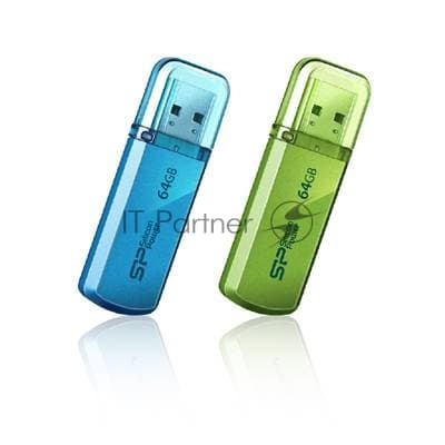 Флешка USB 64Gb Helios 101 SP064GbUF2101V1N USB 2.0 зеленый