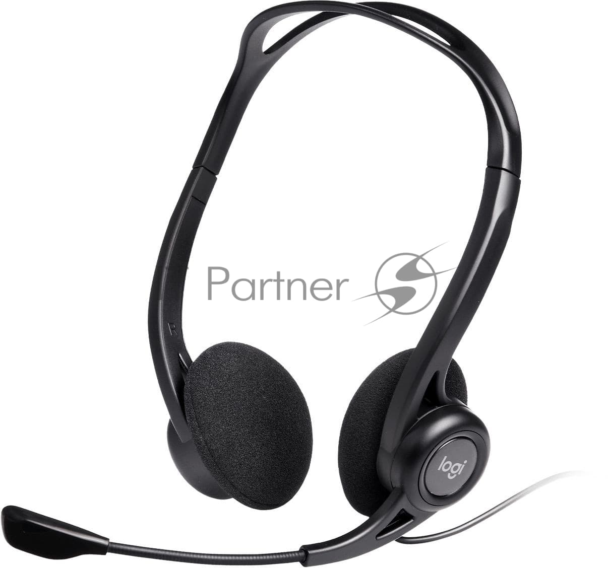 Гарнитура/ Headset Logitech PC 960 Stereo ( 20-20000Hz, mic, volume control, USB, 2.4m)