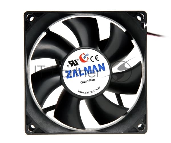 Вентилятор для корпуса Zalman ZM-F1 PLUS (SF) черный, 80 мм, 2000 об/мин, 23 дБ, 3 pin
