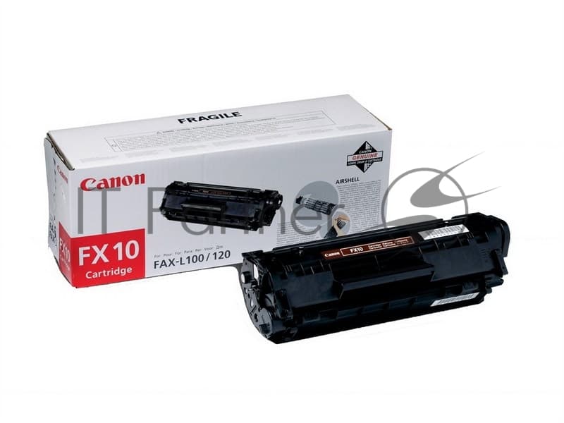 Картридж лазерный Canon FX-10 (0263B002) черный (2000 стр) для Canon FAX L100/120, MF4018/4120/4140/4150/4270/4320/4330/4340/4350/4370