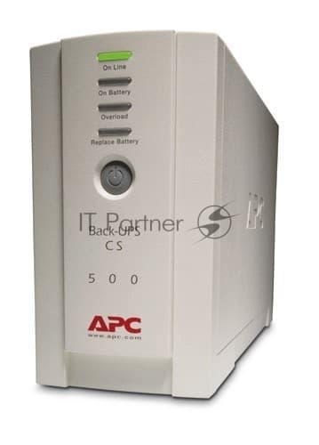 Источник бесперебойного питания APC Back-UPS BK500EI 300Вт 500ВА бежевый
