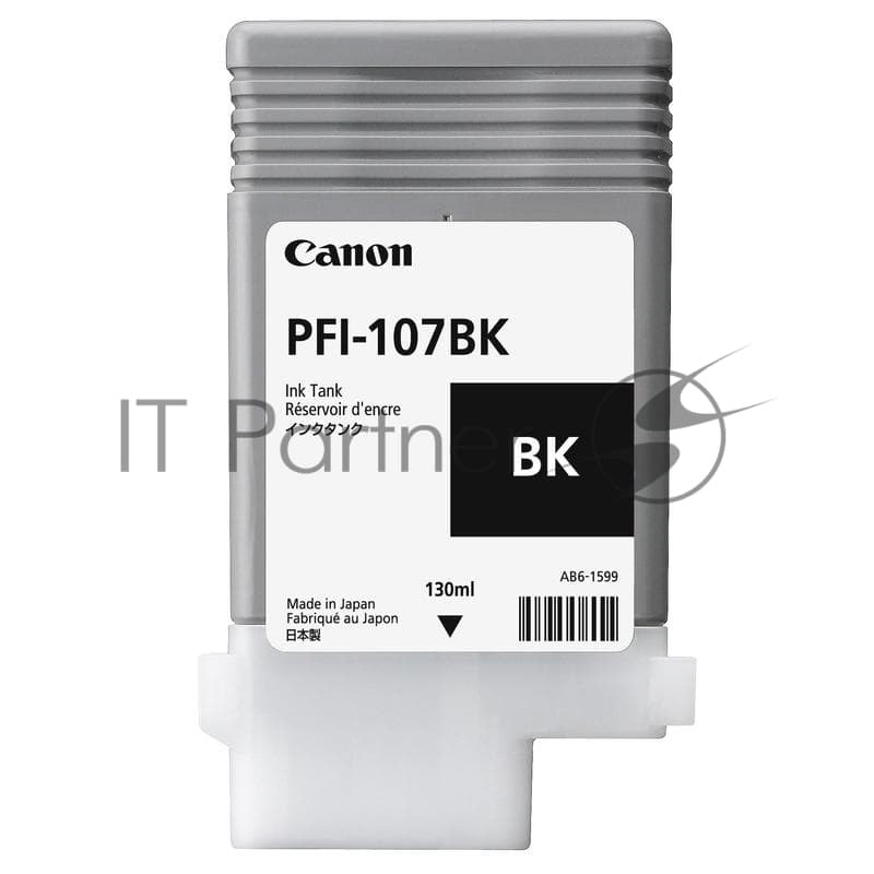 Canon PFI-107BK 6705B001 ( 6705B003 ) Картридж для iPF680/685/770/780/785, Черный, 130ml