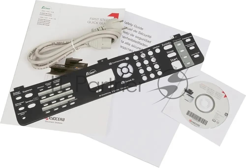 Kyocera Ecosys M2135DN A4, МФУ, лазерное, черно-белое, 35стр/мин, 1200dpi, 800МГц, 512Мб, 250+100, USB/Ethernet, (1102S03NL0)