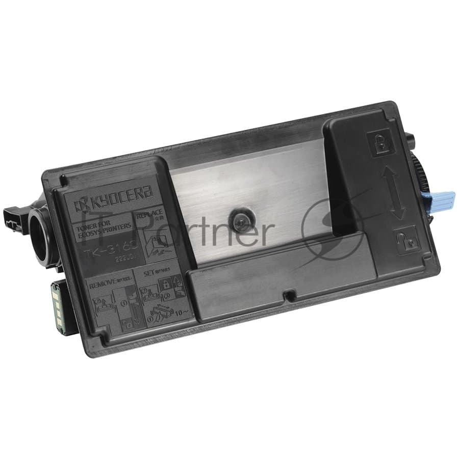Картридж лазерный Kyocera TK-3160 (1T02T90NL0/1T02T90NL1) черный для P3045dn/P3050dn/P3055dn/P3060dn 12500 стр.