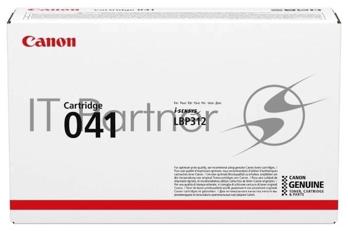 Картридж лазерный Canon Cartridge 041 (0452C002) черный (10000 стр.) для Canon LBP312x