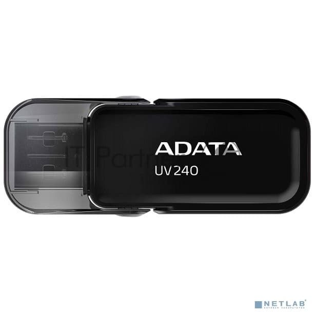 Флеш Диск A-Data 64Gb UV240 AUV240-64G-RBK USB2.0 черный