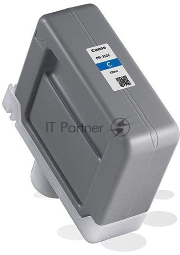 Картридж струйный Canon PFI-310 C 2360C001 голубой (330 мл) для Canon TX-2000/TX-3000/TX-4000