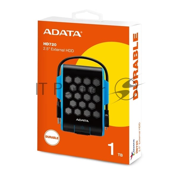A-Data Portable HDD USB 3.0 1Tb AHD720-1TU31-CBL HD720 DashDrive Durable (5400rpm) 2.5" синий
