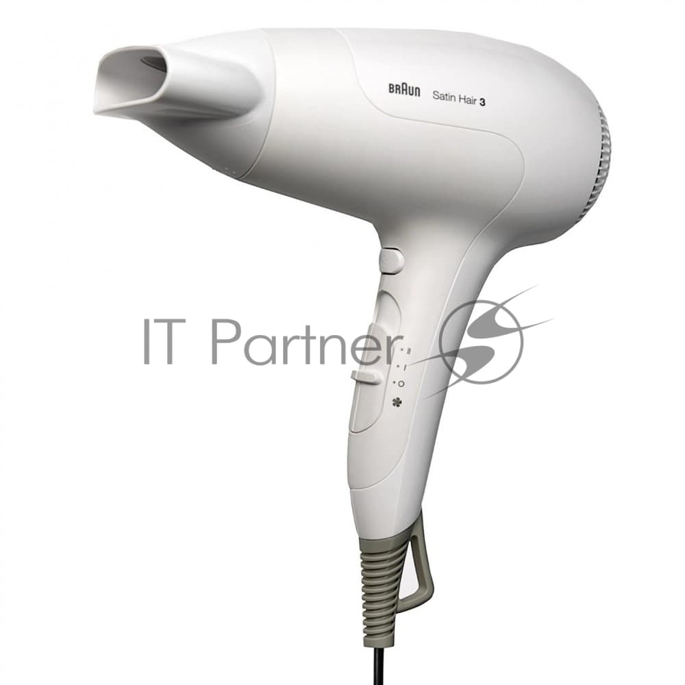 Фен Braun HD385 Satin Hair 3 белый, 2000 Вт, ионизация