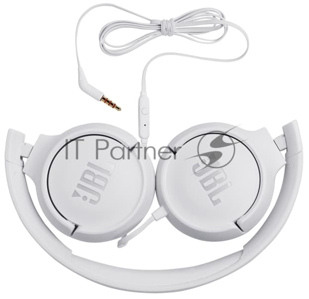 Проводные наушники JBL Tune 500 белый, накладные, Jack 3.5 мм, складная конструкция