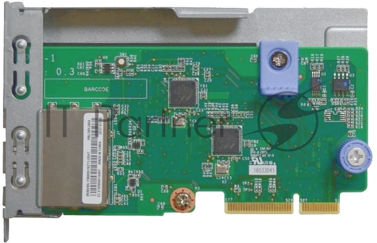 Сетевой адаптер Lenovo 7ZT7A00544 ThinkSystem 1Gb 2-port RJ45 LOM