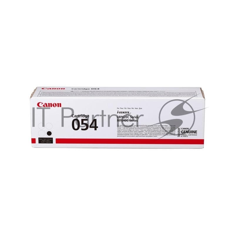 Картридж Canon 054 BK Black для MF641/643/645, LBP621/623 (1500стр.) (ориг.) 3024C002