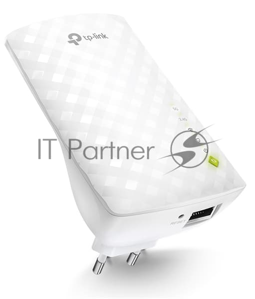 Ретранслятор TP-Link <RE220> Mesh WiFi Range Extender (1UTP 100Mbps, 802.11b/g/n/ac, 433Mbps)
