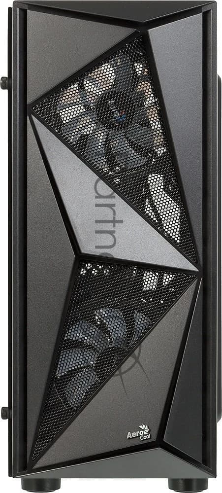 Компьютерный корпус Aerocool/Formula Glider Cosmo V1 без БП, ATX, боковое окно (закаленное стекло), черный