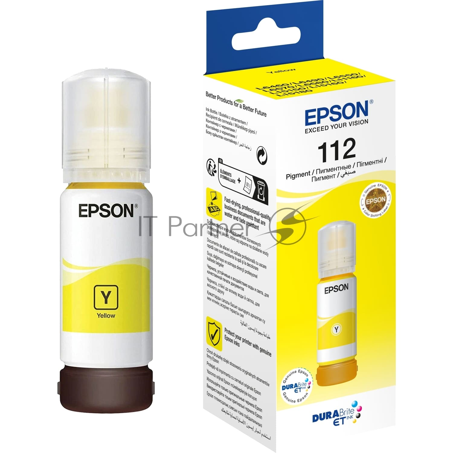 Контейнер с желтыми чернилами Epson для L6550/L6570/L6580/ L15150/L15160