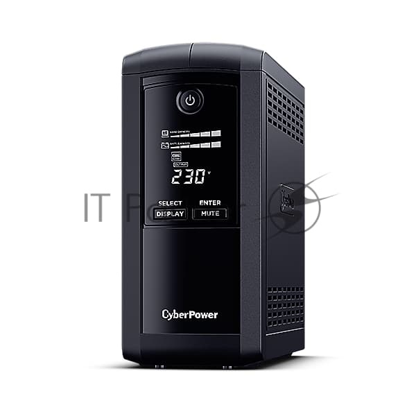 ИБП CyberPower VP700EILCD (700VA/390W, LCD, USB, RS-232, RJ11, RJ45, 6*IEC)