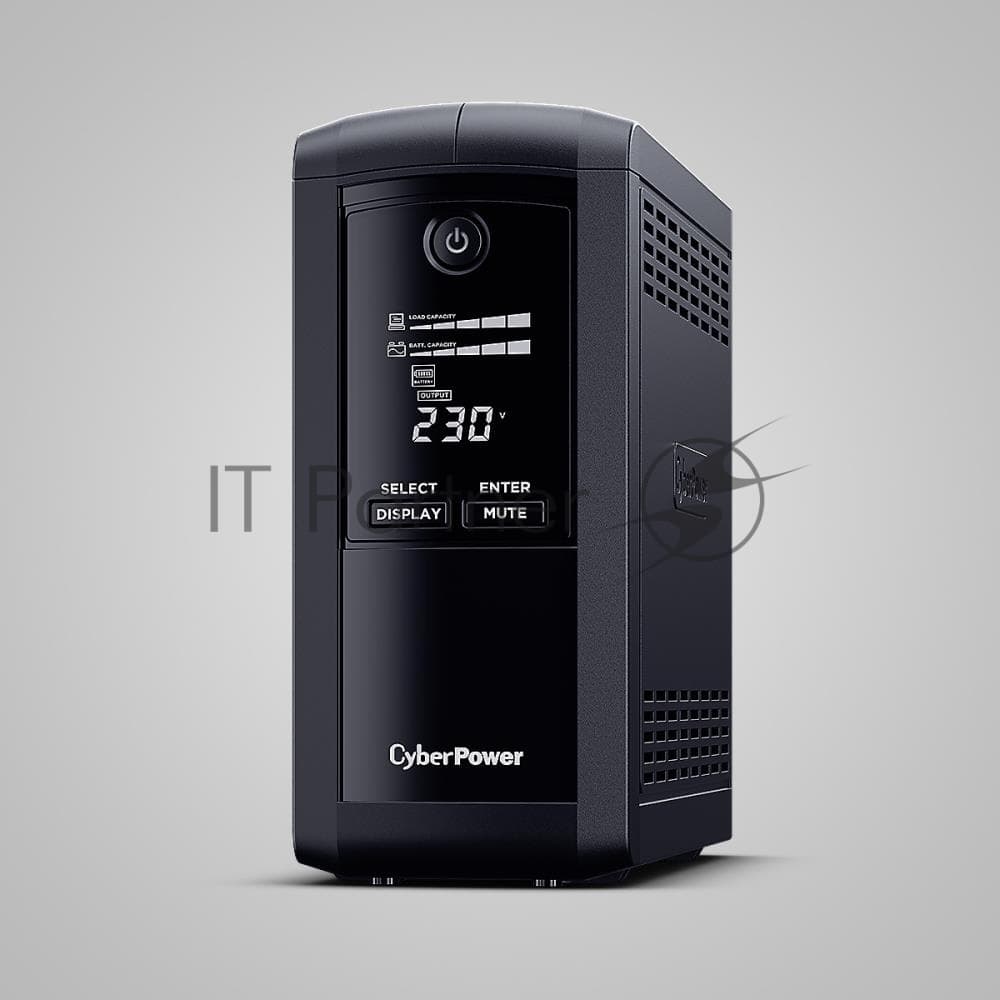 ИБП CyberPower VP700ELCD (700VA/390W, LCD, USB, RS-232, RJ11, RJ45, 4*Schuko)