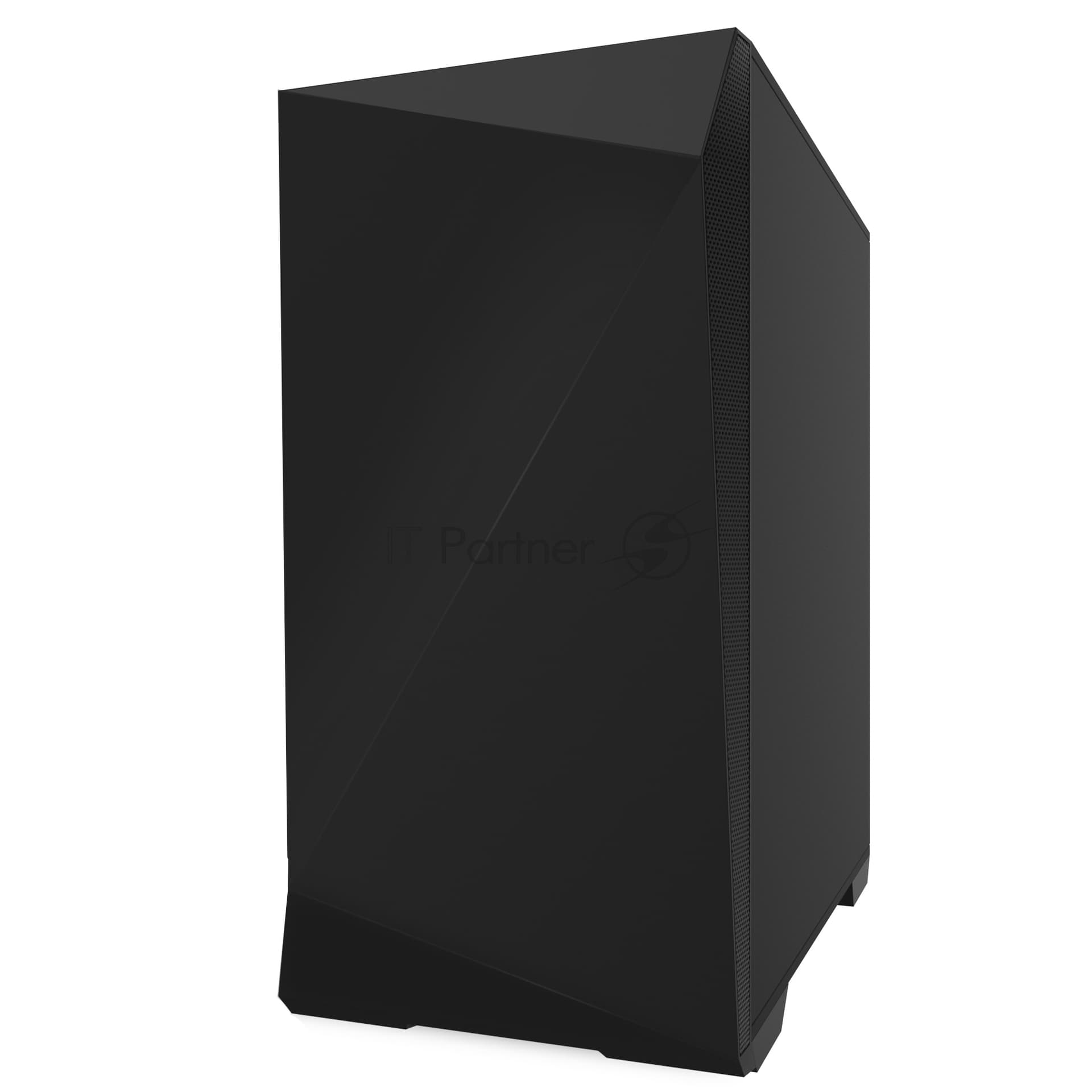 ZALMAN Z1 Iceberg Black, без БП, боковое окно (закаленное стекло), черный, mATX