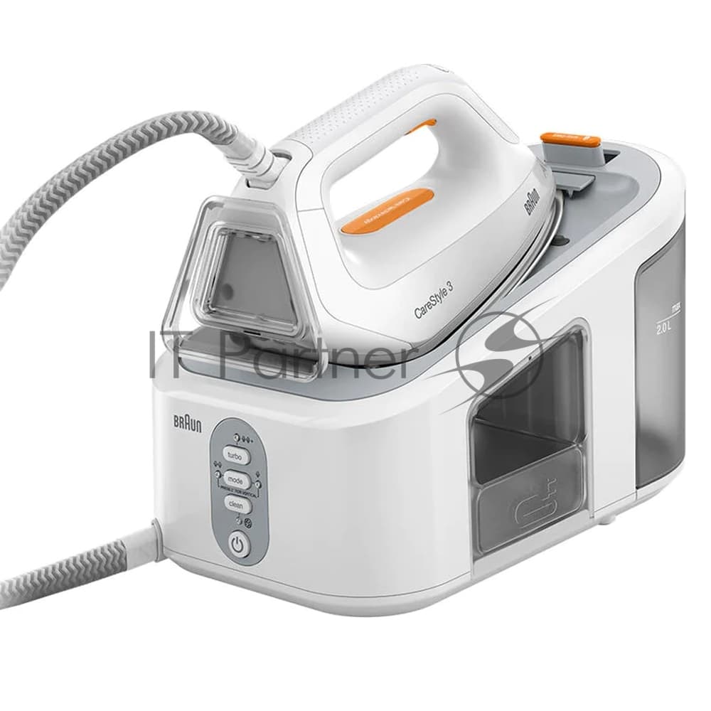 Парогенератор Braun IS3132WH 2400Вт белый/оранжевый