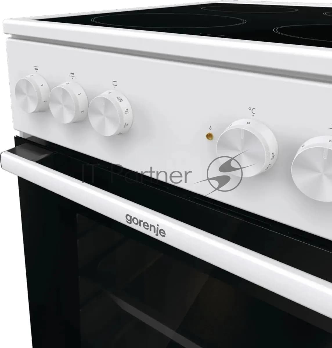 Плита GORENJE/ Тип плиты: электрическая, Тип варочной поверхности: электрическая, Цвет: белый, Гриль: Есть, Ширина, см: 50