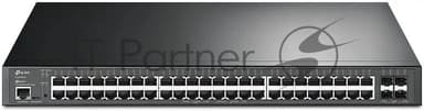 Коммутатор TP-Link TL-SG3452XP 48G 4SFP+ 48PoE+ 500W управляемый