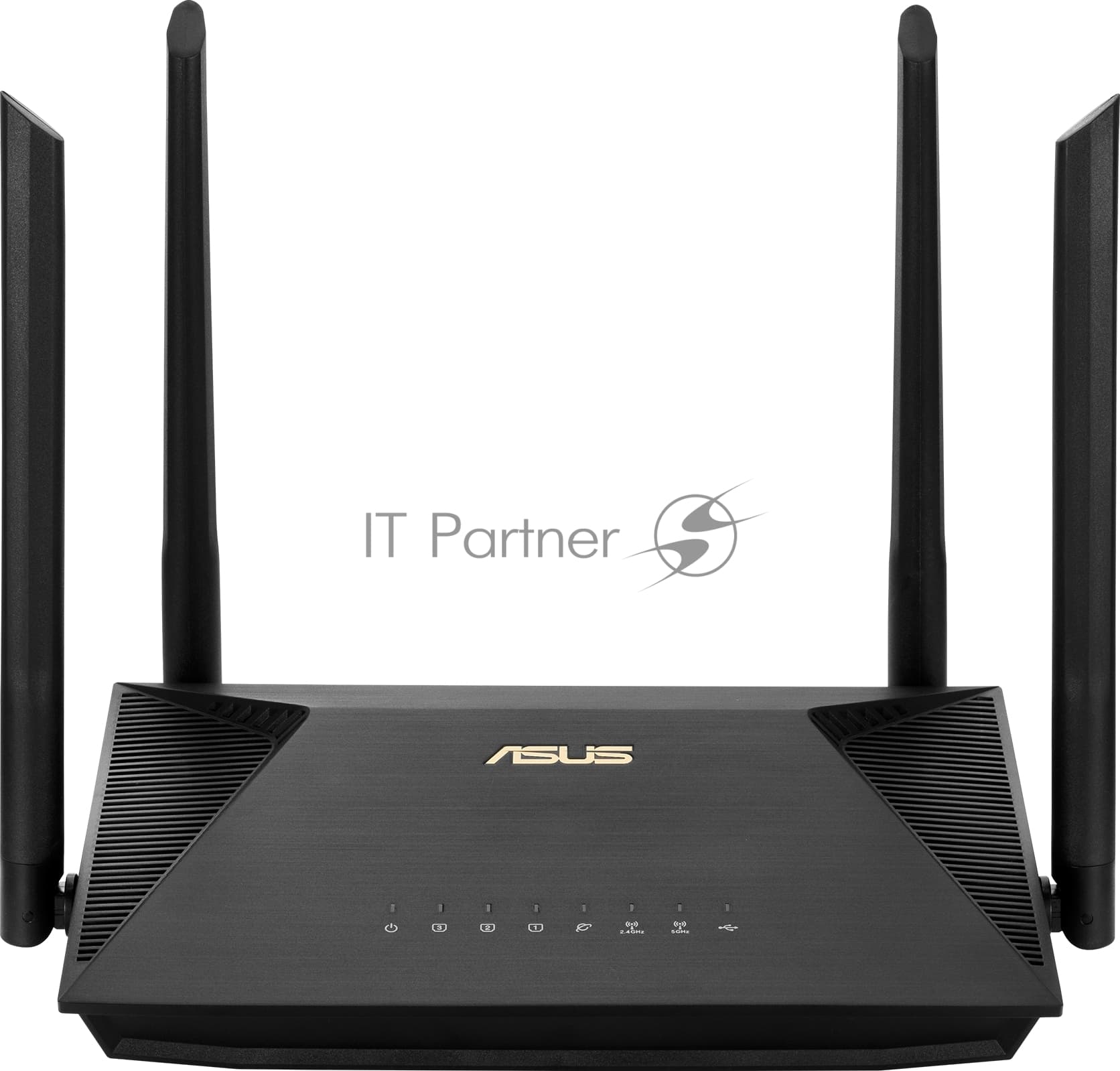 Роутер ASUS RT-AX53U 802.11b/g/n/ac/ax, до 574 + 1201 Mbps, 2,4 + 5 гГц, 4 антенны, USB