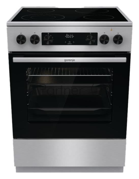 Плита электрическая Gorenje GECS6C70XC серебристый, конфорок 4 электрических, духовка 71 л, 60 см x 85 см x 60 см