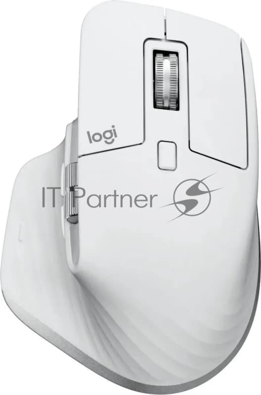 Мышь беспроводная Logitech MX Master 3s светло-серый, 8000 dpi, радиоканал, Bluetooth, USB, кнопки - 7