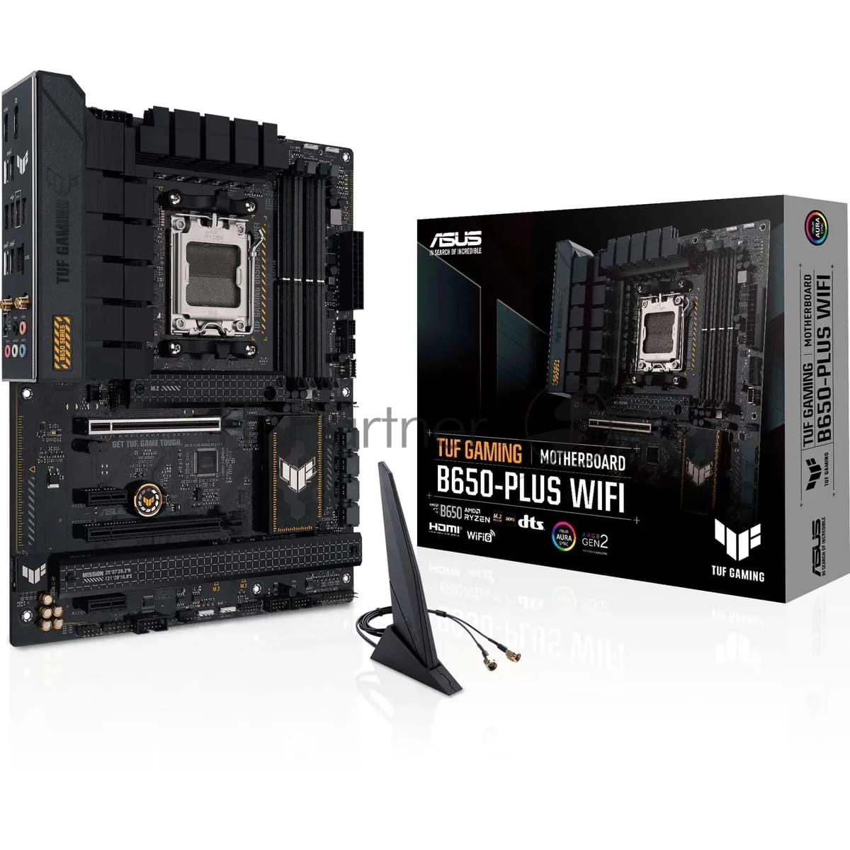 Материнская плата Asus TUF GAMING B650-PLUS WIFI Socket AM5 AMD B650 4xDDR5 ATX AC`97 8ch(7.1) 2.5Gg RAID+HDMI+DP