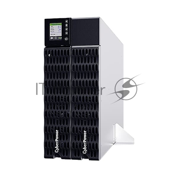 OL8KERTHD - Источник бесперебойного питания, CyberPower, OL8KERTHD, Мощность 8000ВА/8000Вт, OLHD-серия, On-Line, Стоечный 4U, Color LCD/RMCARD205/HID USB/RJ11/RJ45/RS232+Сухие контакты/EPO/BMS, AVR: 200-240В, Вых: 6xIEC C13/4хIEC C19/Клеммная колодка, АКБ 12В/9Ач*16 шт, Чёрный