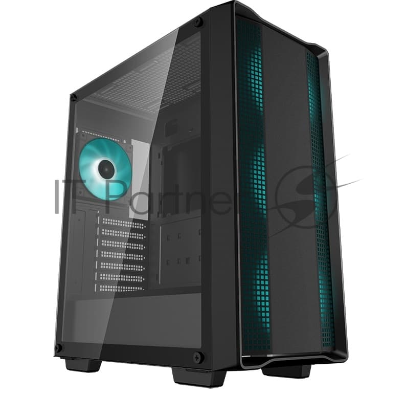 Компьютерный корпус Deepcool CC560 V2 черный без БП ATX 4x120мм 1xUSB 2.0 1xUSB 3.0 audio bott PSU