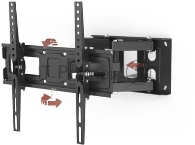 Кронштейн для телевизора Hama 00220830 черный 32"-65" макс.40кг настенный поворотно-выдвижной и наклонный