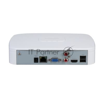 Видеорегистратор DAHUA 16-канальный IP-видеорегистратор 4K и H.265+, ИИ Входящий поток до 144Мбит/с; сжатие: H.265+, H.265, H.264+, H.264, MJPEG; разрешение записи до 12Мп; накопители: 1 SATA III до 20Тбайт; воспроизв