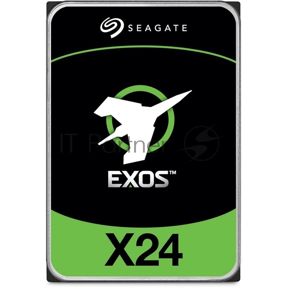 Жесткий диск серверный Seagate 3.5"; 24TB Exos X24 SAS 12Gb/s, 7200 rpm, 512 MB ST24000NM007H