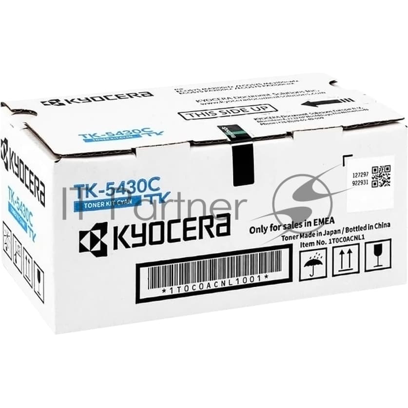 Картридж лазерный Kyocera TK-5430C для ECOSYS MA2100cfx/MA2100cwfx/PA2100cwx/PA2100cx голубой(1250 стр.)