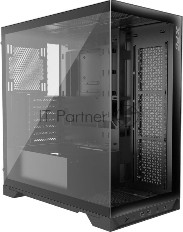 Корпус XPG INVADER X BLACK (INVADERXMTWOF-BKCWW) Mid-Tower, Micro-ATX, Mini-ITX, Standard-ATX, USB 3.2 Gen2 Type-A, USB 3.2 Gen2 Type-C