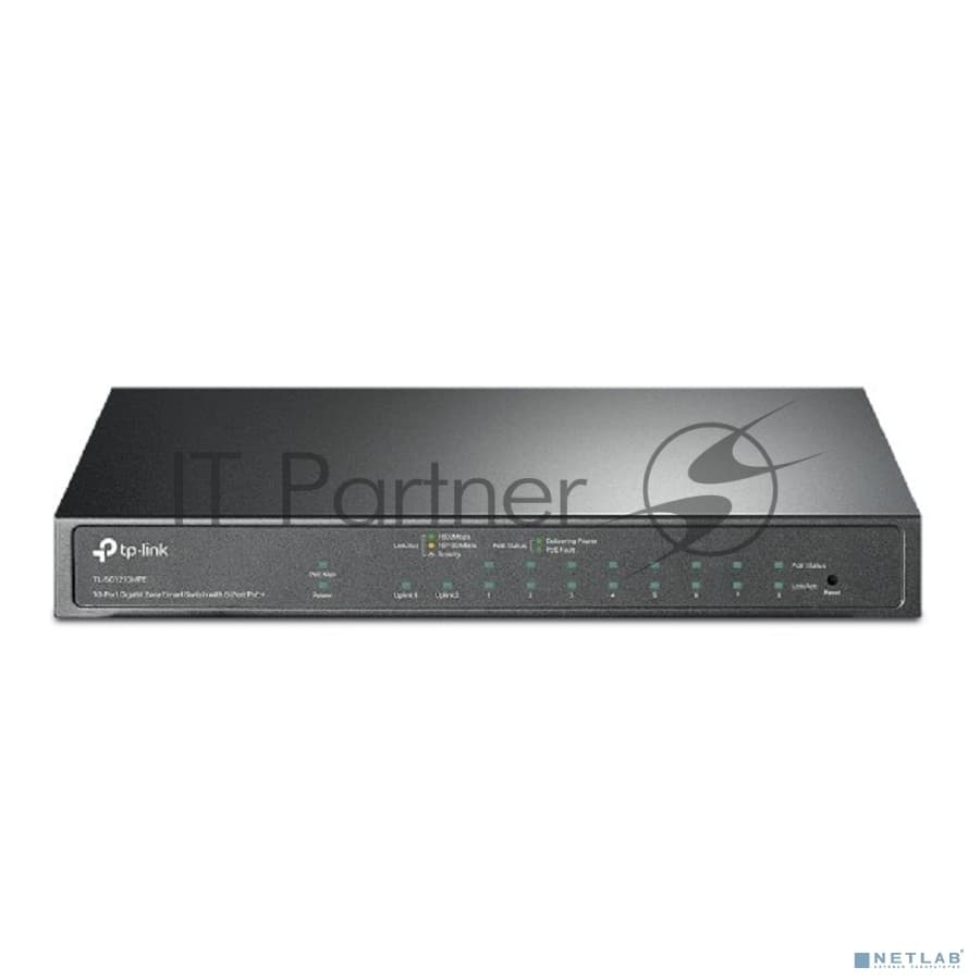 Коммутатор TP-Link TL-SG1210MPE Easy Smart 10-портовый гигабитный с 8 портами PoE+