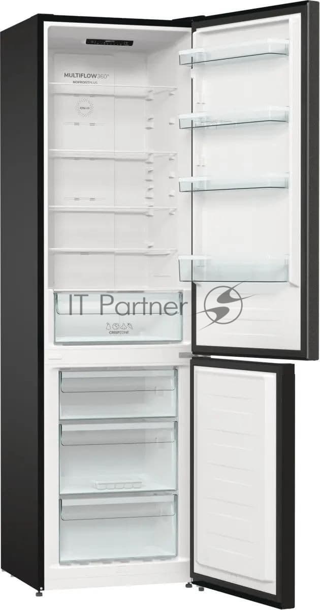 Gorenje NRK6202EBXL4 холодильник с морозильной камерой Отдельно стоящий 331 L Черный