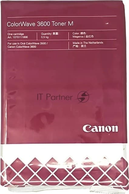 Картридж лазерный Canon ColorWave 3600 Тoner M (3281C003) пурпурный (magenta) для Canon Oce ColorWave 3600